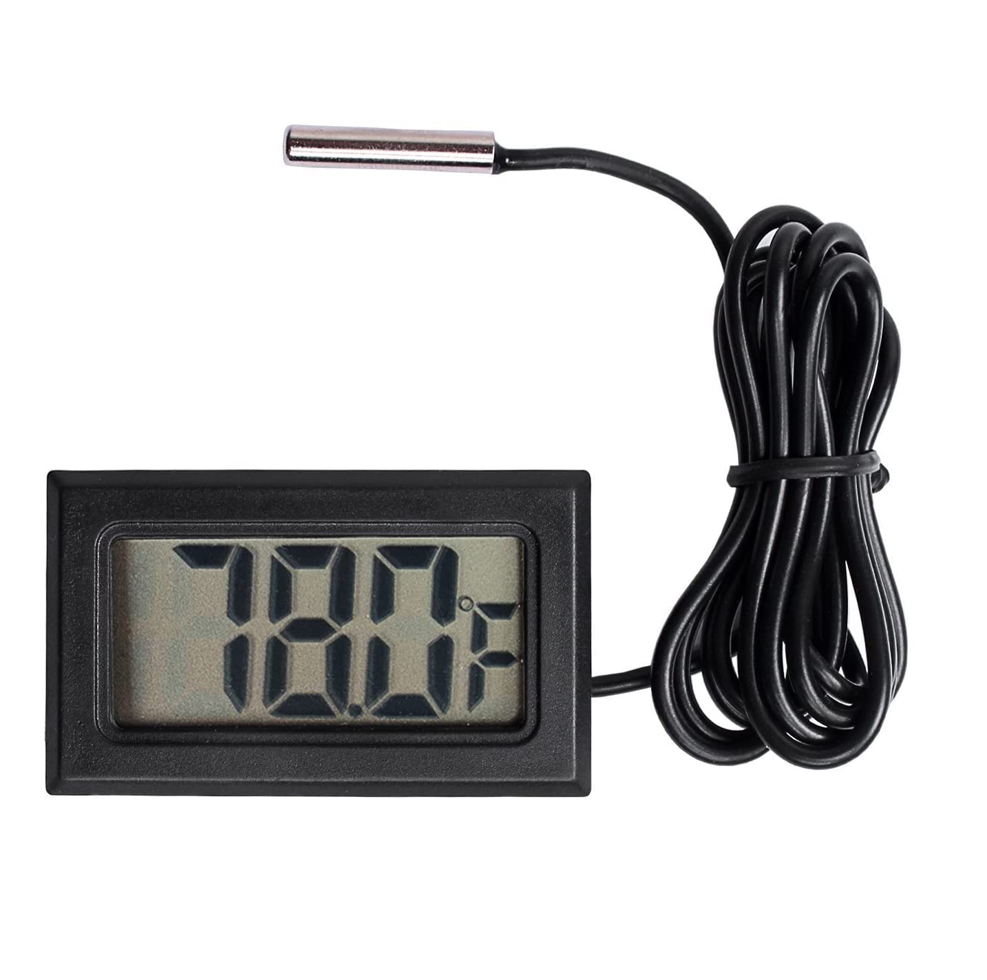 2 Pcs Fridge/Freezer Digital LCD Thermometers, with Probe