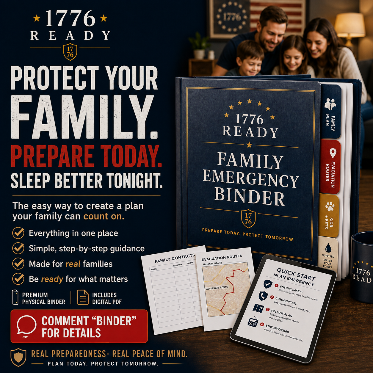 Your Family Premium Emergency Guide Binder