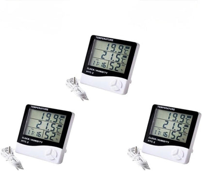 3-Pcs Fridge Thermometer - with Probe