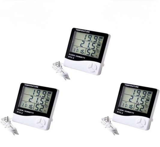 3-Pcs Fridge Thermometer - with Probe